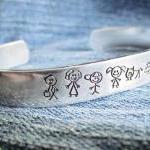 Stick Family Bracelet Cuff..